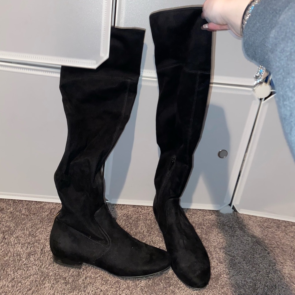 ivanka trump black high boots